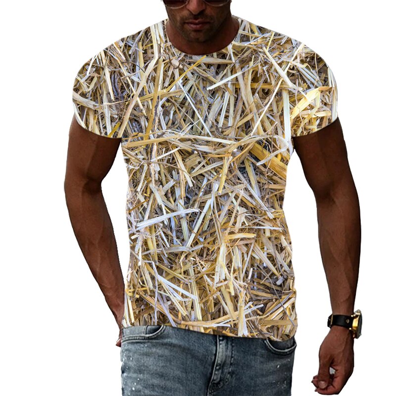 Summer Fashion Personality Camouflage T-shirt men Interesting Casual Print short sleeve t-shirts Hip Hop harajuku Trend T-shirts