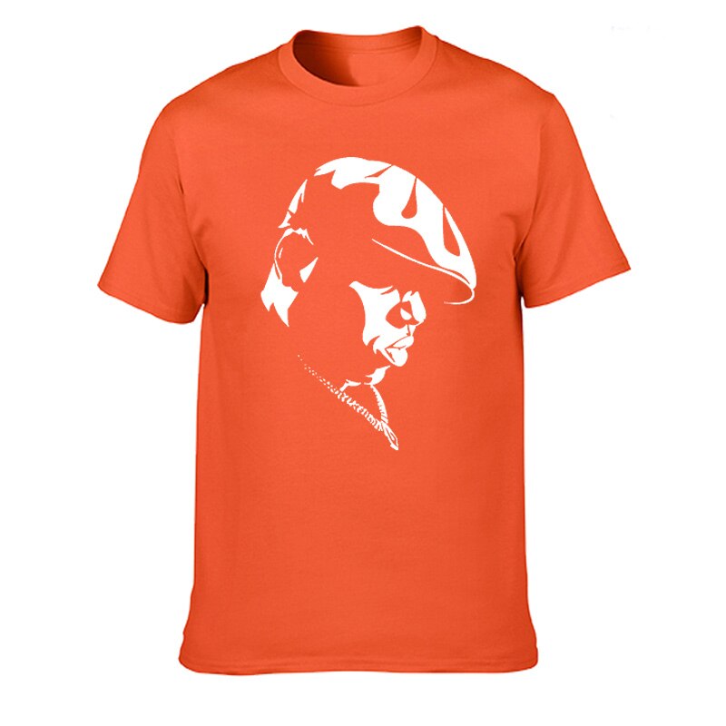 Fun Notorious Big Shirt Mens Short Sleeve Biggie Smalls Tshirt Hiphop Rock Biggie Smalls T Shirt Male Notorious B.I.G. Tee Tops