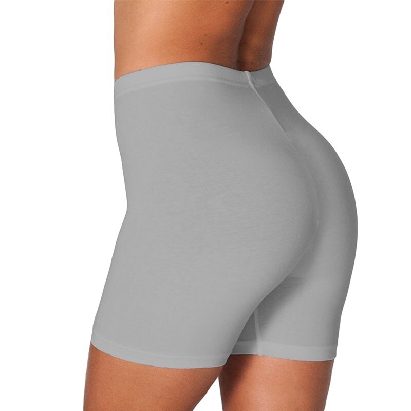 Ladies Outdoor exercise Plain Active Summer Cycling Shorts Stretch Basic Short Hot Solid Black Soft wear Shorts for women female