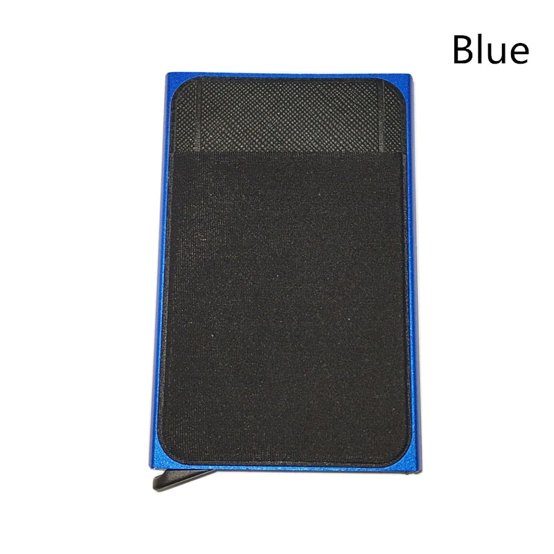 Men Business Aluminum Cash ID Card Holder RFID Blocking Slim Metal Wallet Coin Purse card case credit card wallet rfid wallet