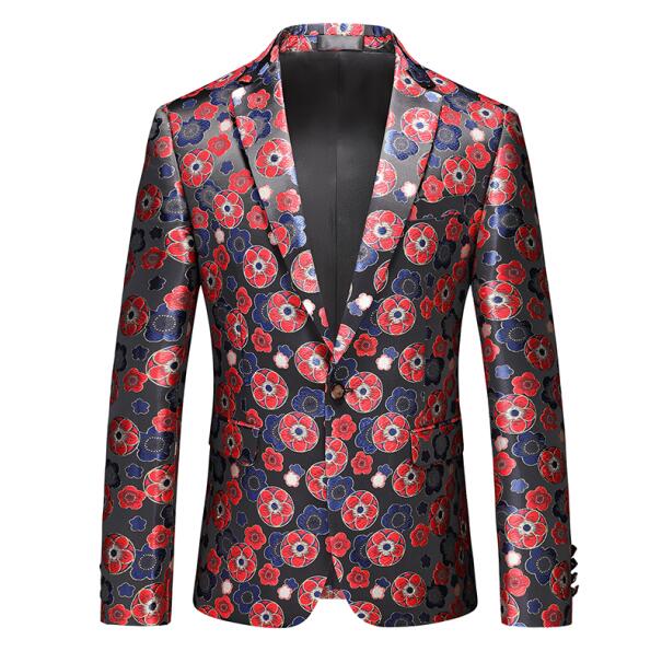 Luxury Men's Suit Jacket Wedding Business Dress Coat Men Fashion Slim Blazer QJ CINGA New Costume Homme Big Size M-5XL 6XL
