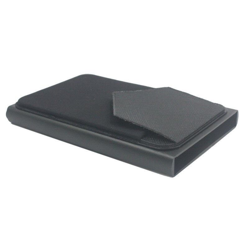 Pop Up Id RFID Card Male Wallet Mini Package Aluminum Metal Organizer Gear Storage Bag Smart Stationery Women Wallet purse