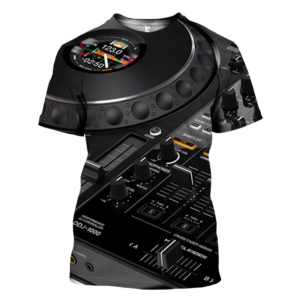 New Alto Tenor Bass Saxophone Graphic T Shirts Hip Hop Oversized Men T-shirt Harajuku Piano Music Print Short Sleeve Tee Top