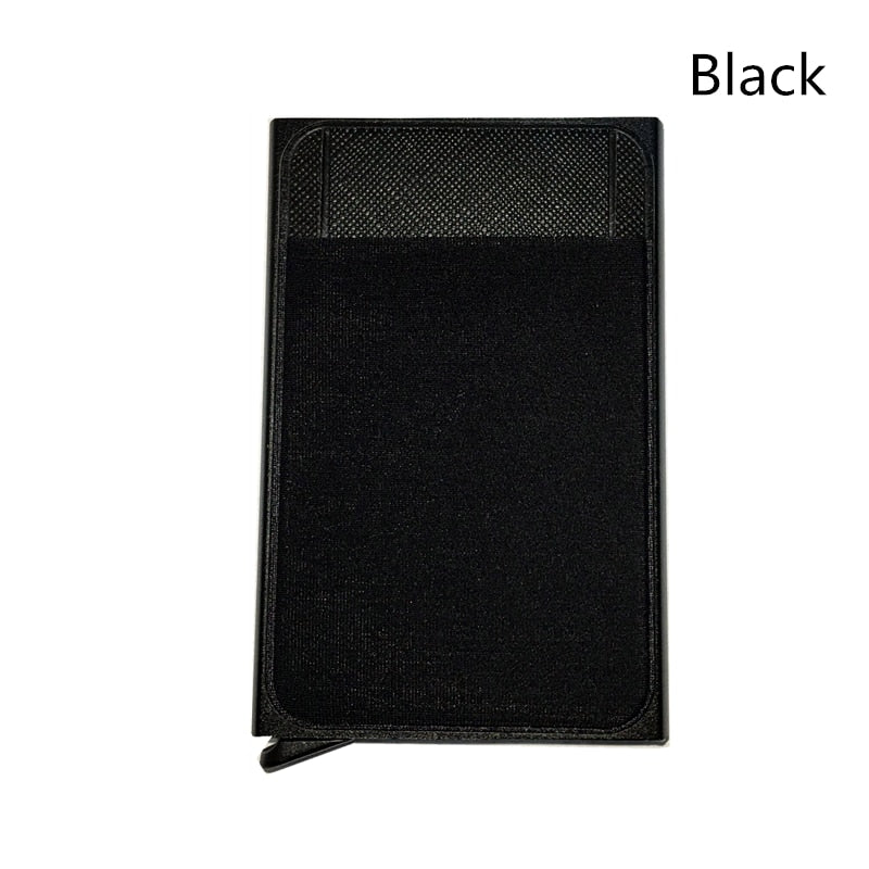 Men Business Aluminum Cash ID Card Holder RFID Blocking Slim Metal Wallet Coin Purse card case credit card wallet rfid wallet