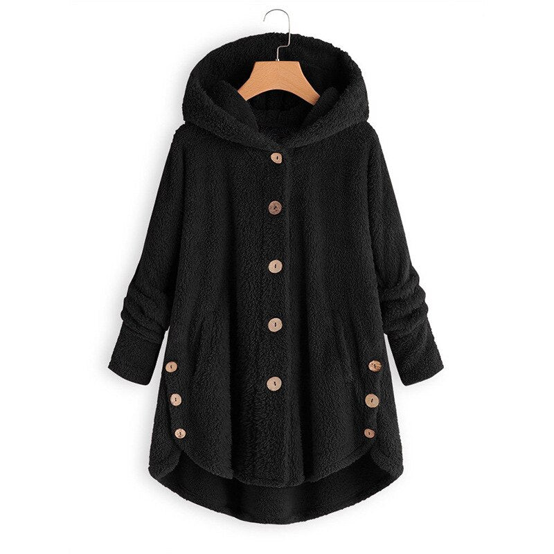 2023 Autumn and Winter Dress Women's Medium Length Lamb Plush Double sided Fleece Coat Women