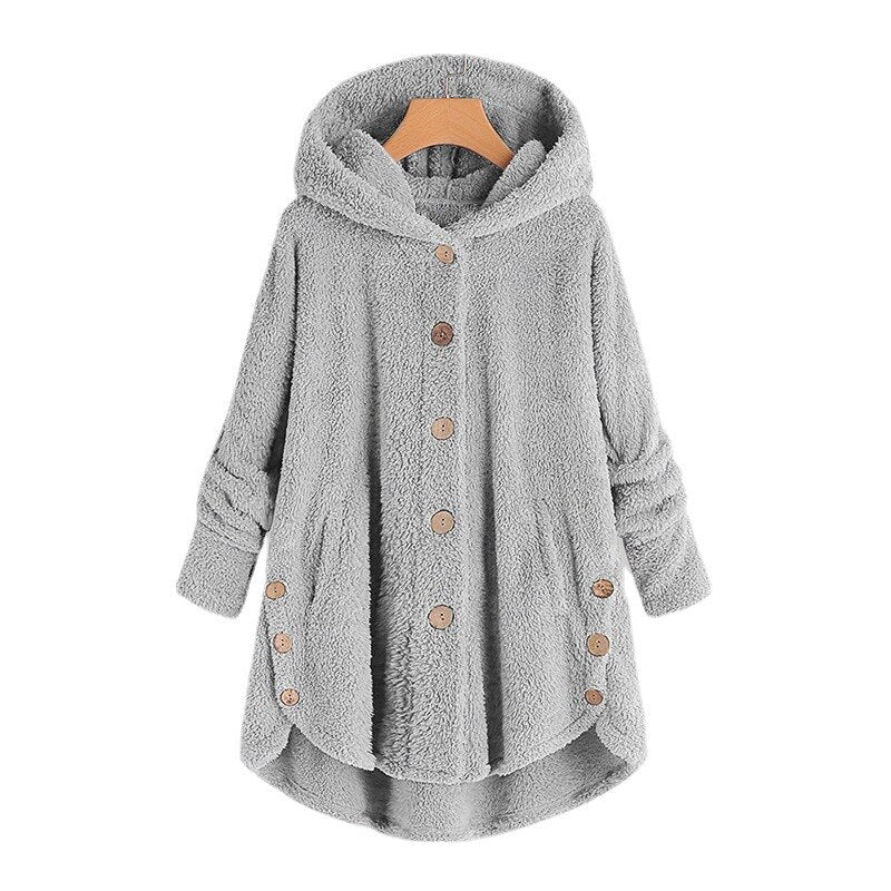 2023 Autumn and Winter Dress Women's Medium Length Lamb Plush Double sided Fleece Coat Women