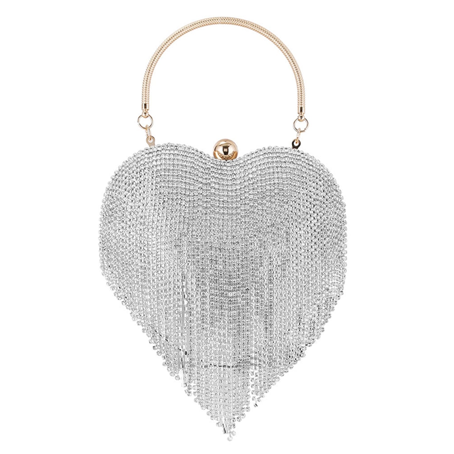 Women s Elegant Rhinestone Clutch Purse with Chain Strap for Evening Party Wedding Sparkling Crystal Diamond Handbag Dress