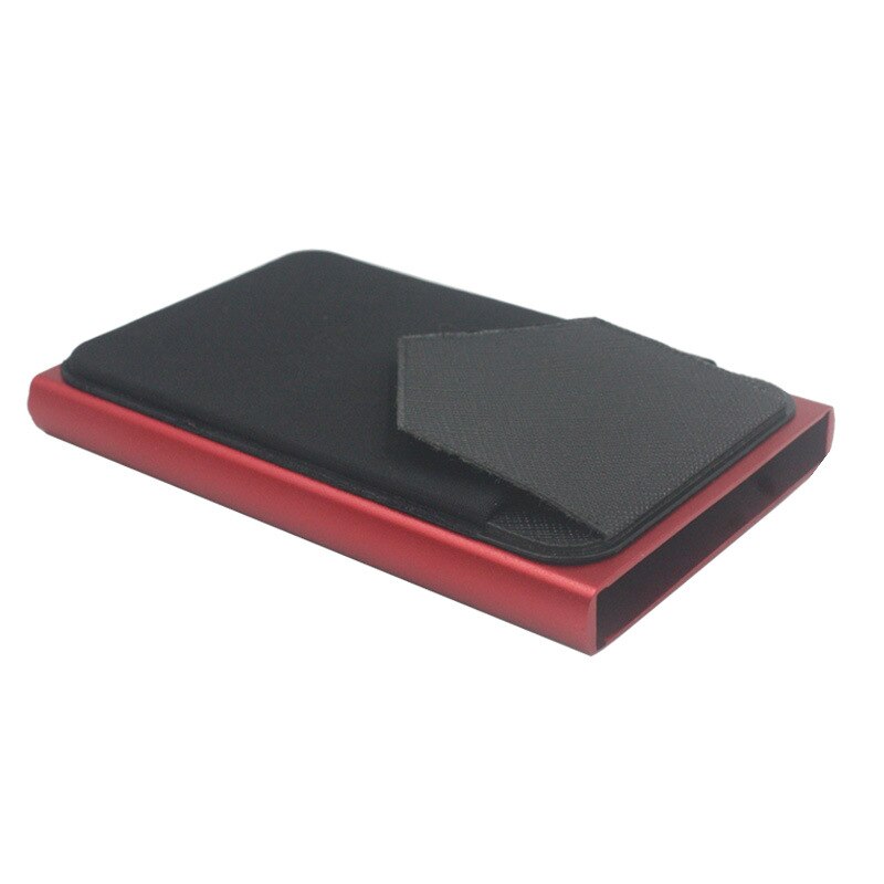 Pop Up Id RFID Card Male Wallet Mini Package Aluminum Metal Organizer Gear Storage Bag Smart Stationery Women Wallet purse