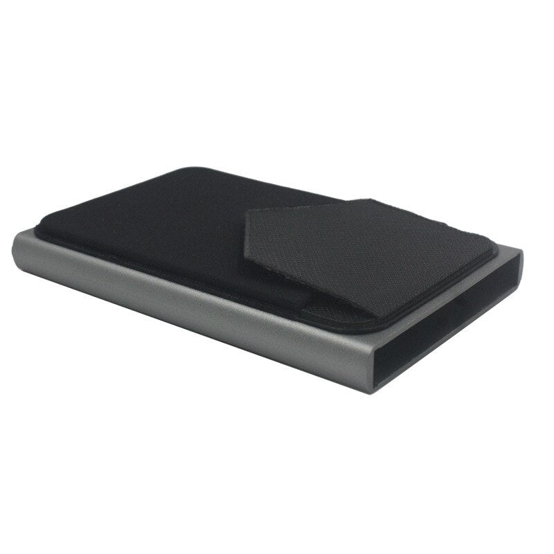 Pop Up Id RFID Card Male Wallet Mini Package Aluminum Metal Organizer Gear Storage Bag Smart Stationery Women Wallet purse
