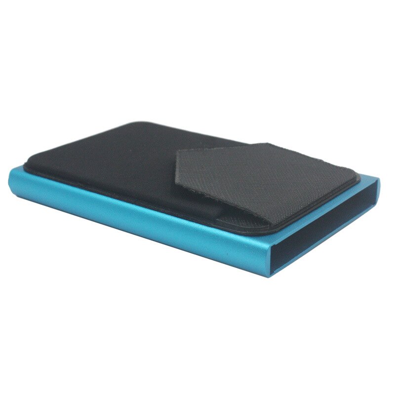 Pop Up Id RFID Card Male Wallet Mini Package Aluminum Metal Organizer Gear Storage Bag Smart Stationery Women Wallet purse