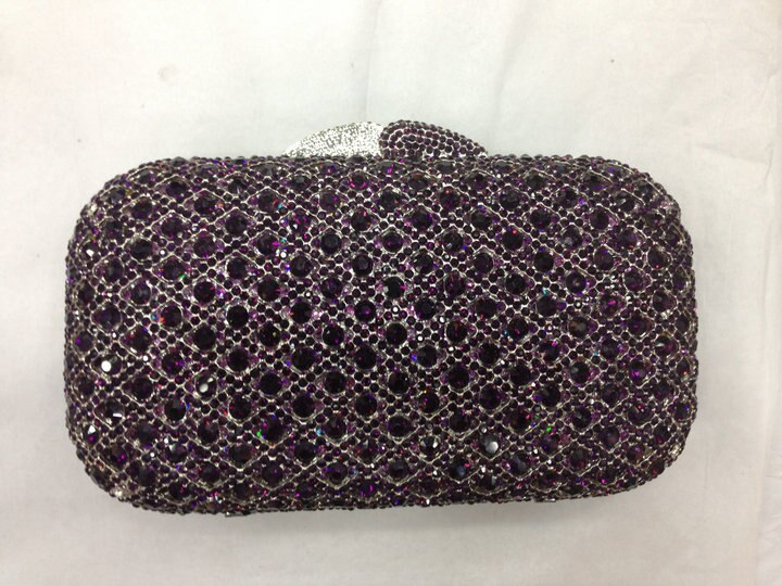 Boutique De FGG Women Crystal Clutch Evening Purses and Handbags Luxury Diamond Bridal Minaudiere Bags Party Cocktail Clutch Bag