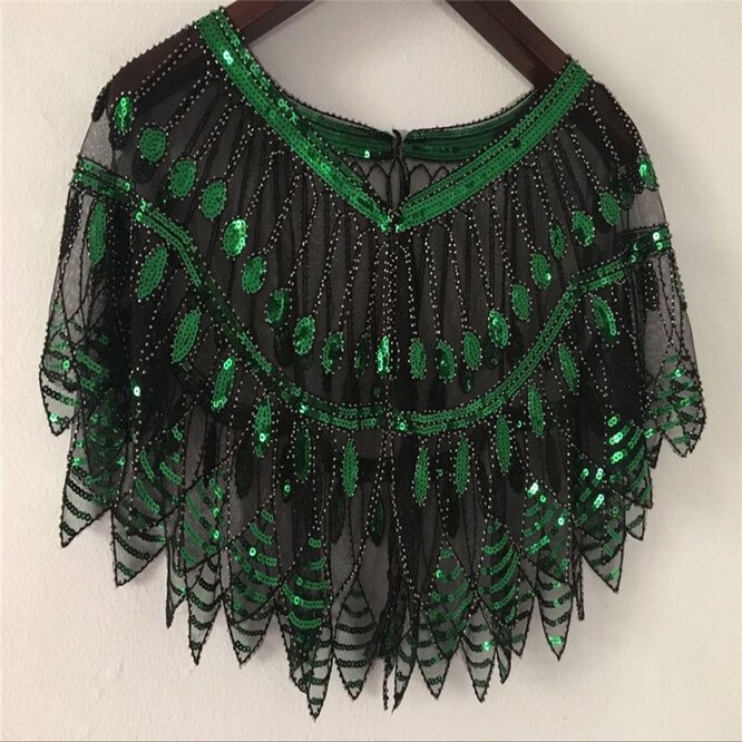 2023 Spring Summer Women Mesh Versatile Capes Sequins European American Popular Evening Dress Shawl Lady Cloaks Poncho