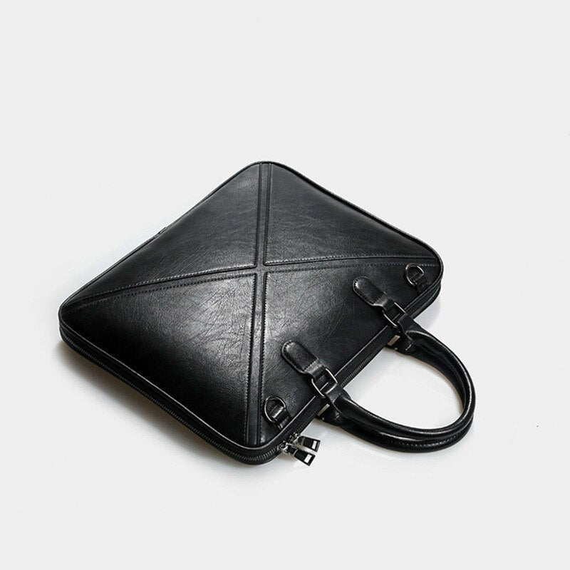 New Fashion Women's Briefcase 14 Inch Laptop Portable Handbag Shoulder Bag Female Business Leather Crossbody Bags Women Handbags
