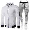 Winter Men Sportswear Set Brand Men Tracksuit Sporting Fitness Clothes 2 Pieces Long Sleeve Jacket+Pants Casual Men's Track Suit