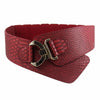 Elastic Women's Wide Belt Fashion Cinch Belt Cummerbund Suitable For Dress Coat Metal Litchi Pattern Wide Waist Belts