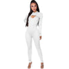 Active Wear Sporty Two Piece Sets Casual Hooded Long Sleeve Extra-short Pullover and Bodycon Sling One Piece Jumpsuits Sweatsuit