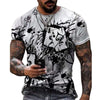 Horrible Skull Spades Poker T-Shirt Casual Men Summer 3D-Print Extra-Large T-Shirt 2022 Comfort Breathable T-Shirt Tops 110-6XL