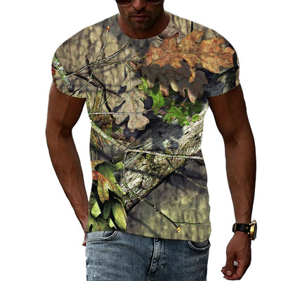 Summer Fashion Personality Camouflage T-shirt men Interesting Casual Print short sleeve t-shirts Hip Hop harajuku Trend T-shirts