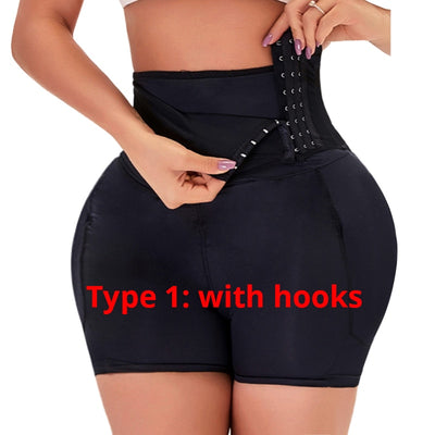 YBFDO Underpant Sexy Butt Lifter Shapewear Slim Waist Trainer Women Dress Underwear Body Shaper Padded Fake Buttock Hip Enhancer