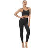 Women Sexy Bra fitness  set seamless Sling Vest sports Leggings trousers suit Sweat tight Tracksuit Active Wear Running Set