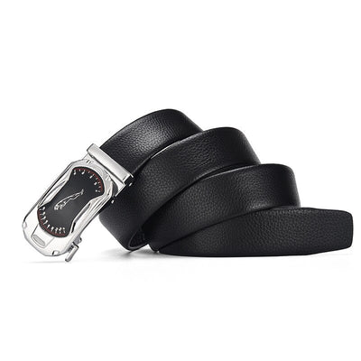 Plus LONG Size 130 140 150 160 170 180cm Belt for Men Famous Brand Designer Automatic Buckle Wast Straps Belt Genuine Leather