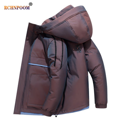 Winter Jacket Men Windproof Warm Thick Parker Jacket Men New Hip Hop Streetwear Casual High Quality Hooded Fashion Brand Coat