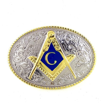 New Arrival Silver Gold Free Mason Men Belt Letter "G" Cowboy Belt Buckle Metal Men's Fashion Leather Belts for Jeans