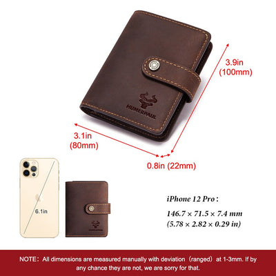 Thin Genuine Leather Man Wallets Credit Card Case ID Holder Short Zipper Purse Credential Bag Luxury Business Slim Male Walet