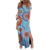 Plus Size 5XL Sexy Women Dress Summer 2020 Casual Short Sleeve Floral Maxi Dress For Women Long Dress Free Shipping Lady Dresses