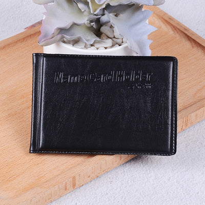 PU Leather 40 Cards ID Credit Card Holder Book Case Keeper Organizer Passport Credit Card Case Business Men Women Vintage Bag