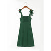 Dresses For Women 2021 Party Elegant Vintage High Slit Sexy Midi Dress Square Neck Sleeveless Tie Strap Summer Dress Clothes