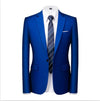 Men Skinny Terno Masculino Formal Slim Fit Tuxedo Prom Suit / Male Groom Wedding Blazers High Quality Dress Jacket Coat