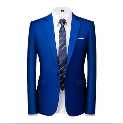 Men Skinny Terno Masculino Formal Slim Fit Tuxedo Prom Suit / Male Groom Wedding Blazers High Quality Dress Jacket Coat