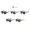 Square Nearsighted Sunglasses Men Polarized Sport Double Beam Myopia Lens Pilot Sunglasses Prescription 0 -0.5 -0.75 To -6.0