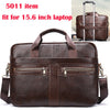 WESTAL Men's Briefcases Men's Bags Genuine Leather Lawyer/office Bag for Men Laptop Bag Leather Briefcases Bag for Documents 209