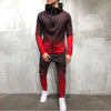 Men Hoodies Coat Pants Tracksuit Men Sporting Zipper Sweatsuit Tops Clothes Printed Hooded Hoodies Jacket Pants Track Suits Male