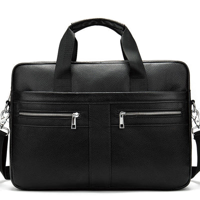 WESTAL Men's Briefcases Men's Bags Genuine Leather Lawyer/office Bag for Men Laptop Bag Leather Briefcases Bag for Documents 209