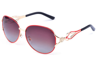 DRESSUUP Fashion Polarized Sunglasses Women Diamond Luxury Brand Design Sun Glasses Female Polaroid Lens Oculos De Sol Feminino