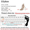 Eilyken Gold Bling Crystal Sexy Sandals High Heels Strappy Gladiator Women Sandal Stiletto Wedding Sandalias De Mujer