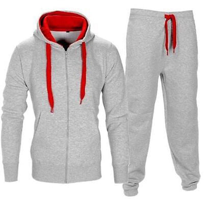 Pop Nice Autumn Winter Men's Sweatsuit Sets 2 Piece Zipper Jacket Track Suit Pants Casual Tracksuit Men Sportswear Set Clothes