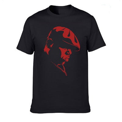 Fun Notorious Big Shirt Mens Short Sleeve Biggie Smalls Tshirt Hiphop Rock Biggie Smalls T Shirt Male Notorious B.I.G. Tee Tops