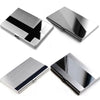 1 Piece Stainless Steel Card Holder Stainless Steel Silver Aluminium Credit Card Case Women Wallets Nueva Vogue Men ID Card Box