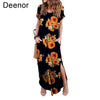 Plus Size 5XL Sexy Women Dress Summer 2020 Casual Short Sleeve Floral Maxi Dress For Women Long Dress Free Shipping Lady Dresses