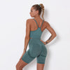 2 Piece Workout Clothes Women's Summer Suit Gym Set Seamless High Waist Shorts Summer Shorts Fitness Set Active Wear Gym Set