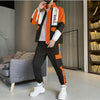 2023 Fashion 2 Pieces Sets Mens Cargo Zipper Tracksuit With Pockets Military Jackets And Fit Elastic Waist Pants Track Suit
