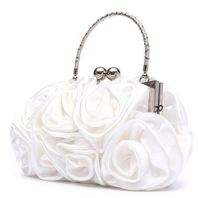 Fashion Flower Clutch Bag Women Wedding Elegant Handbag Bridal Floral Purse Evening Dress Clutches Party Wallet Lady Evening Bag