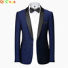 Men Skinny Terno Masculino Formal Slim Fit Tuxedo Prom Suit / Male Groom Wedding Blazers High Quality Dress Jacket Coat