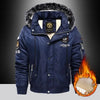 Plush Thickened Men's Jacket Winter Casual Cotton Jacket Warm Hooded Fashionable Windproof Large Cotton Jacket for Men