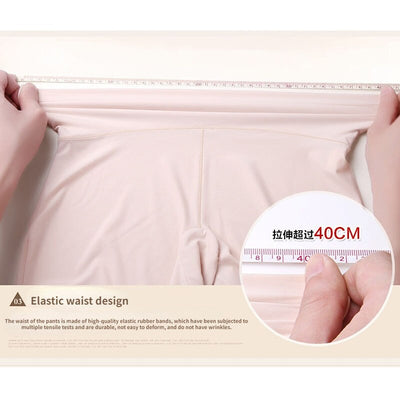 Safety Pants Women Under Skirt Dress Safety Cycling Shorts Seamless Ladies Panties Slimming Female Underwear White Cool Summer