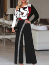 2022 New Wide Leg Pants Long Sleeve Jumpsuit Overalls One Shoulder Jump Suits for Women